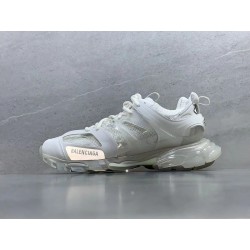 GT Balenciaga Track Clear Sole in White