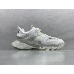 GT Balenciaga Track Clear Sole in White