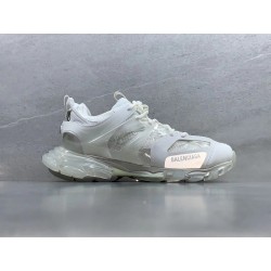 GT Balenciaga Track Clear Sole in White