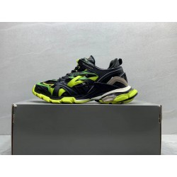 GT Balenciaga Track 2.0 Black and yellow