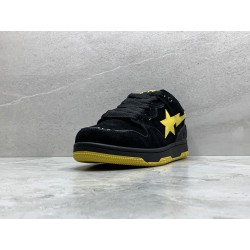 GT A Bathing Ape Sk8 Sta Black Electric Yellow