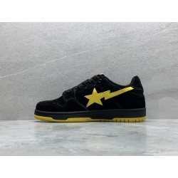 GT A Bathing Ape Sk8 Sta Black Electric Yellow