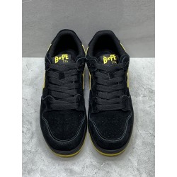 GT A Bathing Ape Sk8 Sta Black Electric Yellow