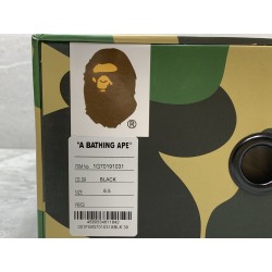 GT A Bathing Ape Sk8 Sta Black Electric Yellow