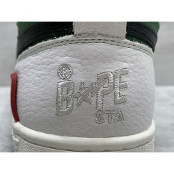 GT A Bathing Ape Bape SK8 Sta White Green