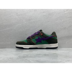 GT A Bathing Ape Bape Dark Purple Green