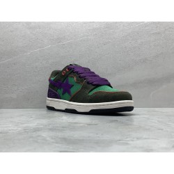 GT A Bathing Ape Bape Dark Purple Green