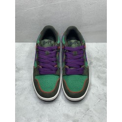 GT A Bathing Ape Bape Dark Purple Green