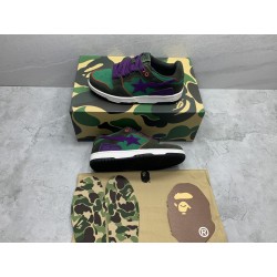 GT A Bathing Ape Bape Dark Purple Green