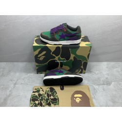 GT A Bathing Ape Bape Dark Purple Green