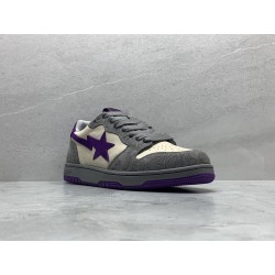 GT A Bathing Ape Bape Court Sta Mist Grey Royal Purple