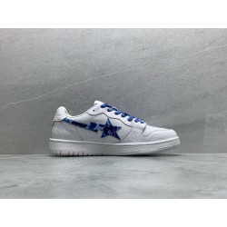 A Bathing Ape Bape Court Sta White Blue Camo