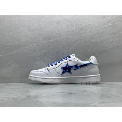 A Bathing Ape Bape Court Sta White Blue Camo