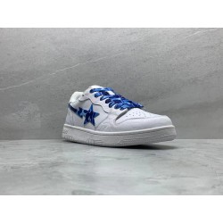 A Bathing Ape Bape Court Sta White Blue Camo