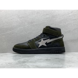 GT A Bathing Ape Bape SK8 Sta Olive Black