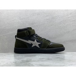 GT A Bathing Ape Bape SK8 Sta Olive Black