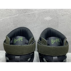 GT A Bathing Ape Bape SK8 Sta Olive Black