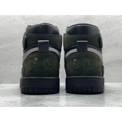 GT A Bathing Ape Bape SK8 Sta Olive Black