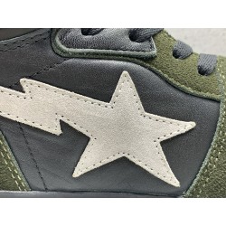 GT A Bathing Ape Bape SK8 Sta Olive Black