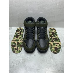 GT A Bathing Ape Bape SK8 Sta Olive Black