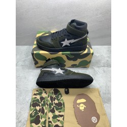 GT A Bathing Ape Bape SK8 Sta Olive Black