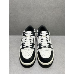 GT AmiriI Skel Top low Top Sneakers Black  White Panda