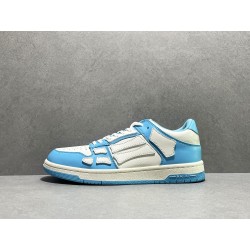 GT Amiri Skel Top low Top Sneakers Powder Blue White