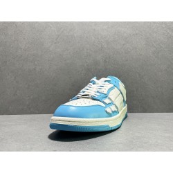 GT Amiri Skel Top low Top Sneakers Powder Blue White