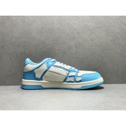 GT Amiri Skel Top low Top Sneakers Powder Blue White