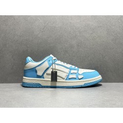 GT Amiri Skel Top low Top Sneakers Powder Blue White