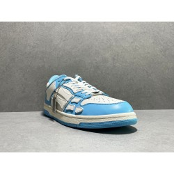 GT Amiri Skel Top low Top Sneakers Powder Blue White