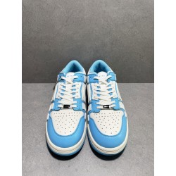 GT Amiri Skel Top low Top Sneakers Powder Blue White