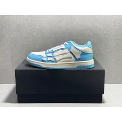 GT Amiri Skel Top low Top Sneakers Powder Blue White