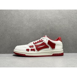 GT Amiri Skel Top low Top Sneakers Red White