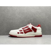 GT Amiri Skel Top low Top Sneakers Red White