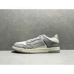 GT Amiri Skel Top low Top Sneakers Grey White