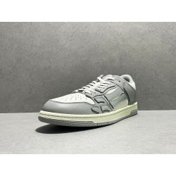 GT Amiri Skel Top low Top Sneakers Grey White