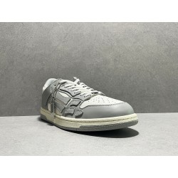 GT Amiri Skel Top low Top Sneakers Grey White