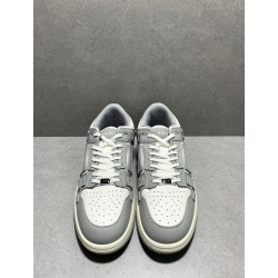 GT Amiri Skel Top low Top Sneakers Grey White