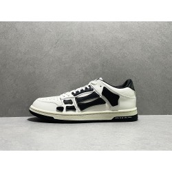 GT Amiri Skel Top low Top Sneakers White Black