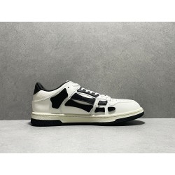 GT Amiri Skel Top low Top Sneakers White Black