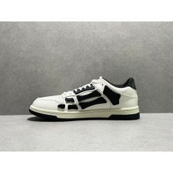 GT Amiri Skel Top low Top Sneakers White Black