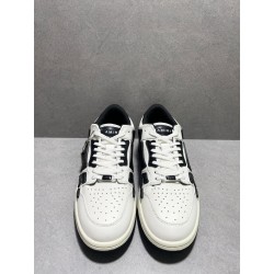 GT Amiri Skel Top low Top Sneakers White Black