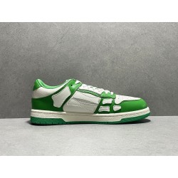 GT Amiri Skel Top low Top Sneakers White Green