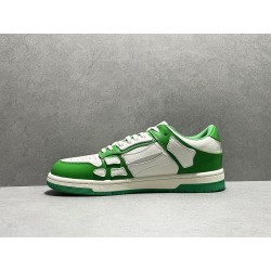 GT Amiri Skel Top low Top Sneakers White Green