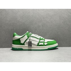 GT Amiri Skel Top low Top Sneakers White Green