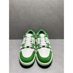 GT Amiri Skel Top low Top Sneakers White Green
