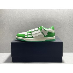 GT Amiri Skel Top low Top Sneakers White Green