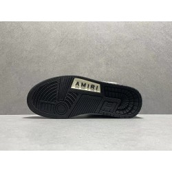 GT AmiriI Skel Top low Top Sneakers Black  White Panda