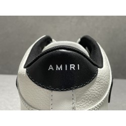 GT Amiri Skel Top low Top Sneakers White Black